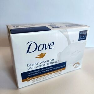Dove Beauty Cream Bar 90 gram 4 soap pkg